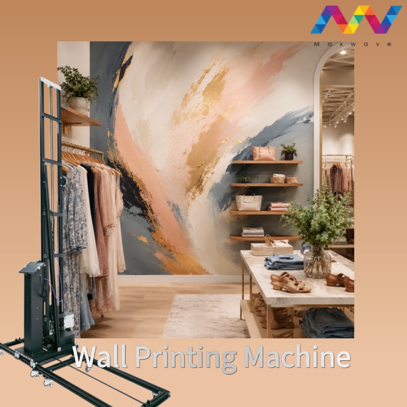 Commercial Printing Machine - เครื่องพิมพ์ผนังแบบพกพา 5 หัวพิมพ์ 2880DPI เครื่องพิมพ์ UV