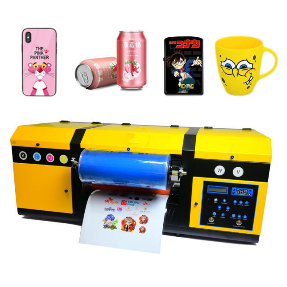 Commercial Printer - XP600หัวคู่ impresora ploter เครื่องพิมพ์ภาพโฮโลแกรม UV DTF